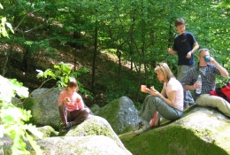 Familienwanderung Felsenmeer