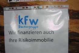 Kaffeestand im Hüttendorf