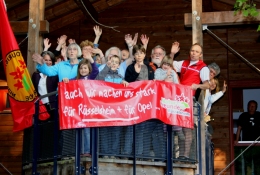 Bilder der Solidarität für Rüsselsheim und Opel