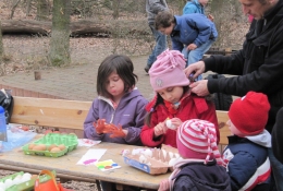Kindergruppe Ostereier