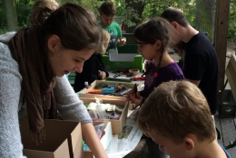 Kindergruppe - Basteln mit Naturmaterialien