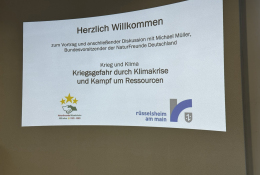 Kriegsgefahr durch Klimakrise und Kampf um Ressourcen