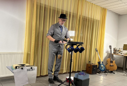 Lesung, Vernissage und Finissage an einem Abend
