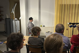 Lesung, Vernissage und Finissage an einem Abend