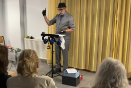Lesung, Vernissage und Finissage an einem Abend