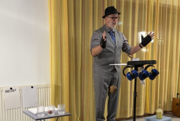 Lesung, Vernissage und Finissage an einem Abend