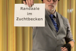 Lesung, Vernissage und Finissage an einem Abend