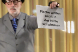Lesung, Vernissage und Finissage an einem Abend